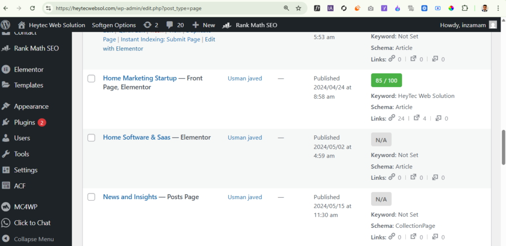 SEO project 5